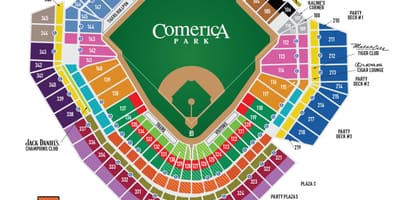 Kartes comerica park